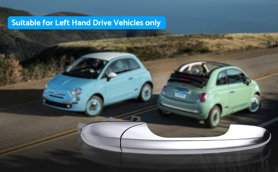 eSynic Outside Door Chrome Front Right or Rear Car Handle