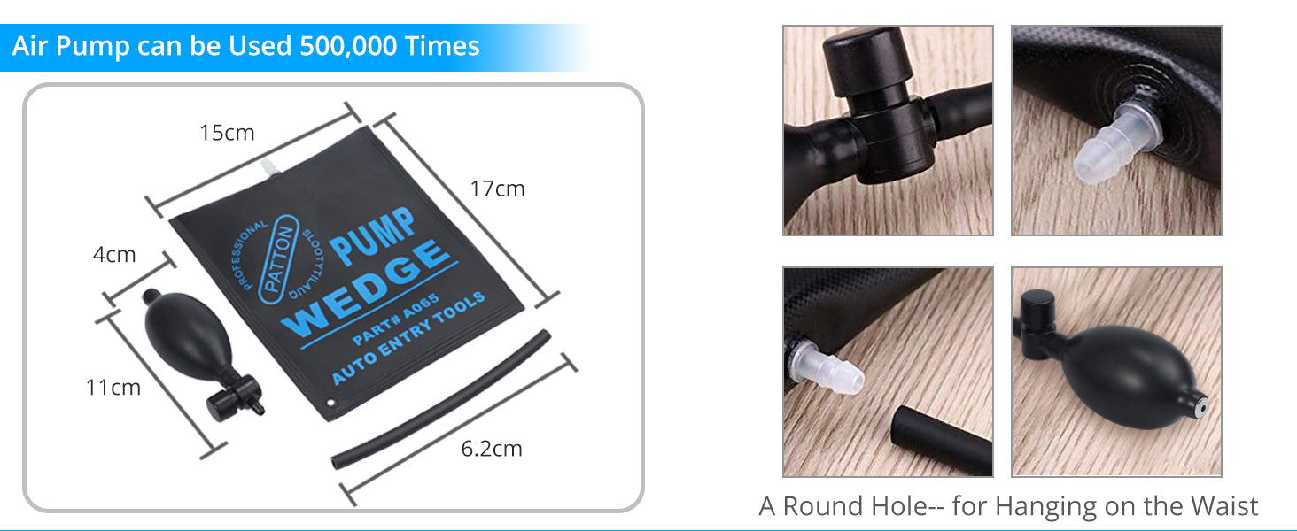 eSynic Hot Release 2pcs Air Wedge Pump Wedge Up Bag