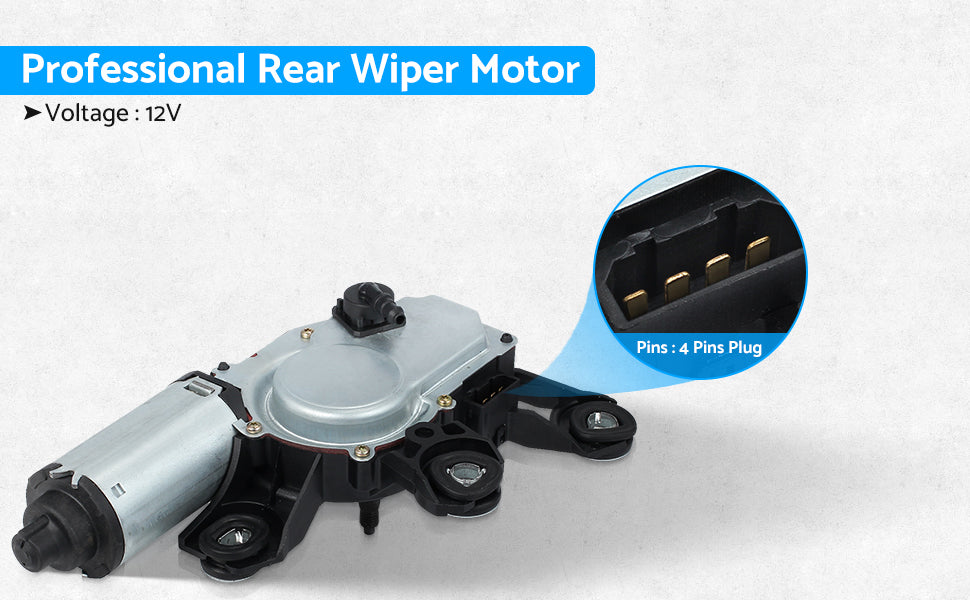eSynic Professional Rear Windscreen Wiper Motor For Audi