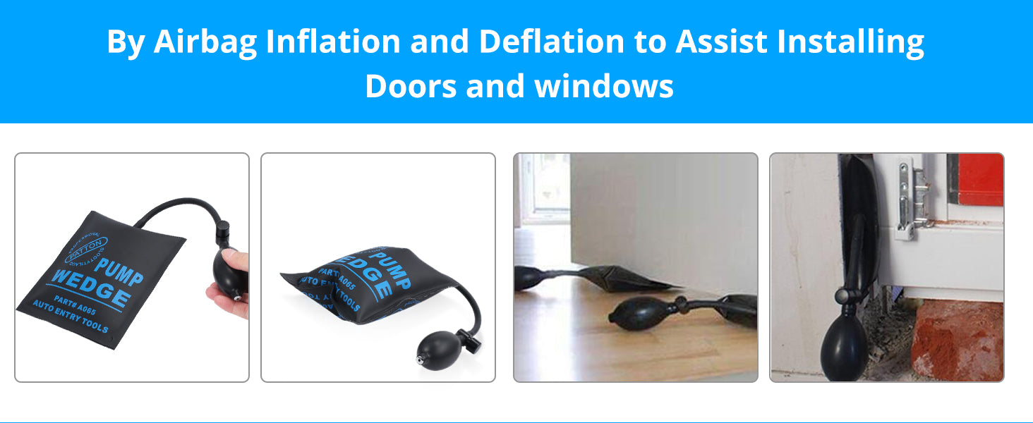 eSynic Hot Release 2pcs Air Wedge Pump Wedge Up Bag