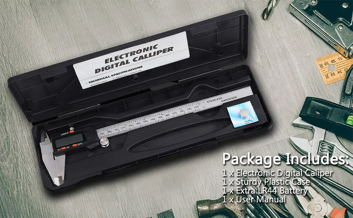 eSynic Digital Vernier Caliper 200 mm/ 8 Inch Stainless Steel