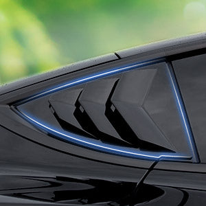 Rear Side Window Louvers Cover for tesla model Y