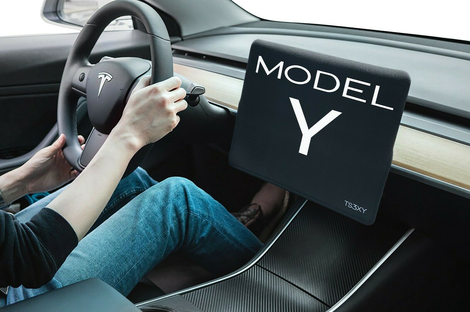 Accessoires de couverture de protection de pare-soleil d'écran pour Tesla Model Y