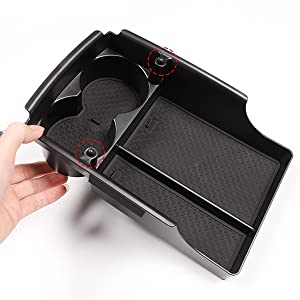 Center Console Organizer Armrest Storage Box