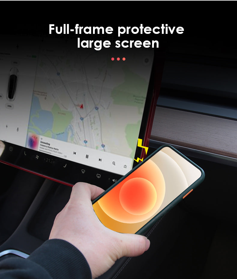 Pare-soleil d'écran de protection de cadre d'écran central pour Tesla Model 3 & Model Y
