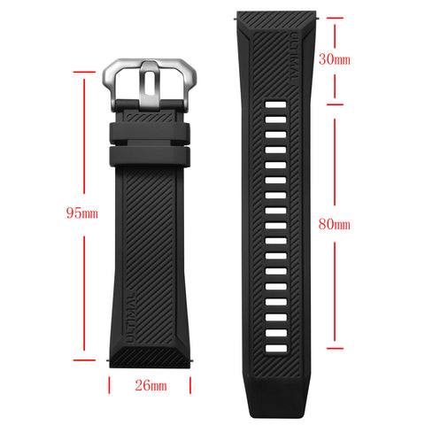 Ultimal TPE 26mm Watch Band ULTIMAL