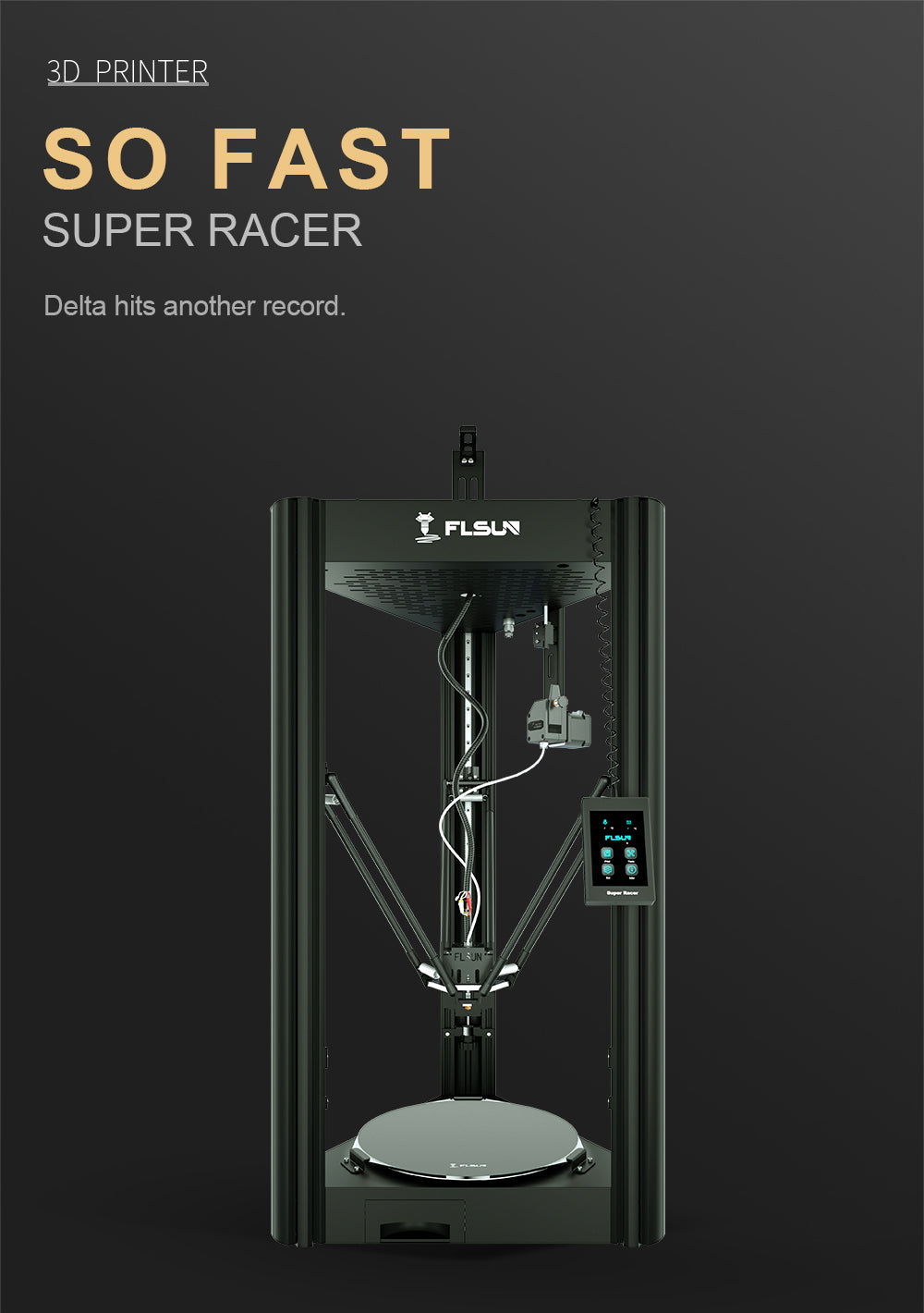 FLSUN SR Super Racer 3D Printer 200mm/s Automatic Leveling Touch