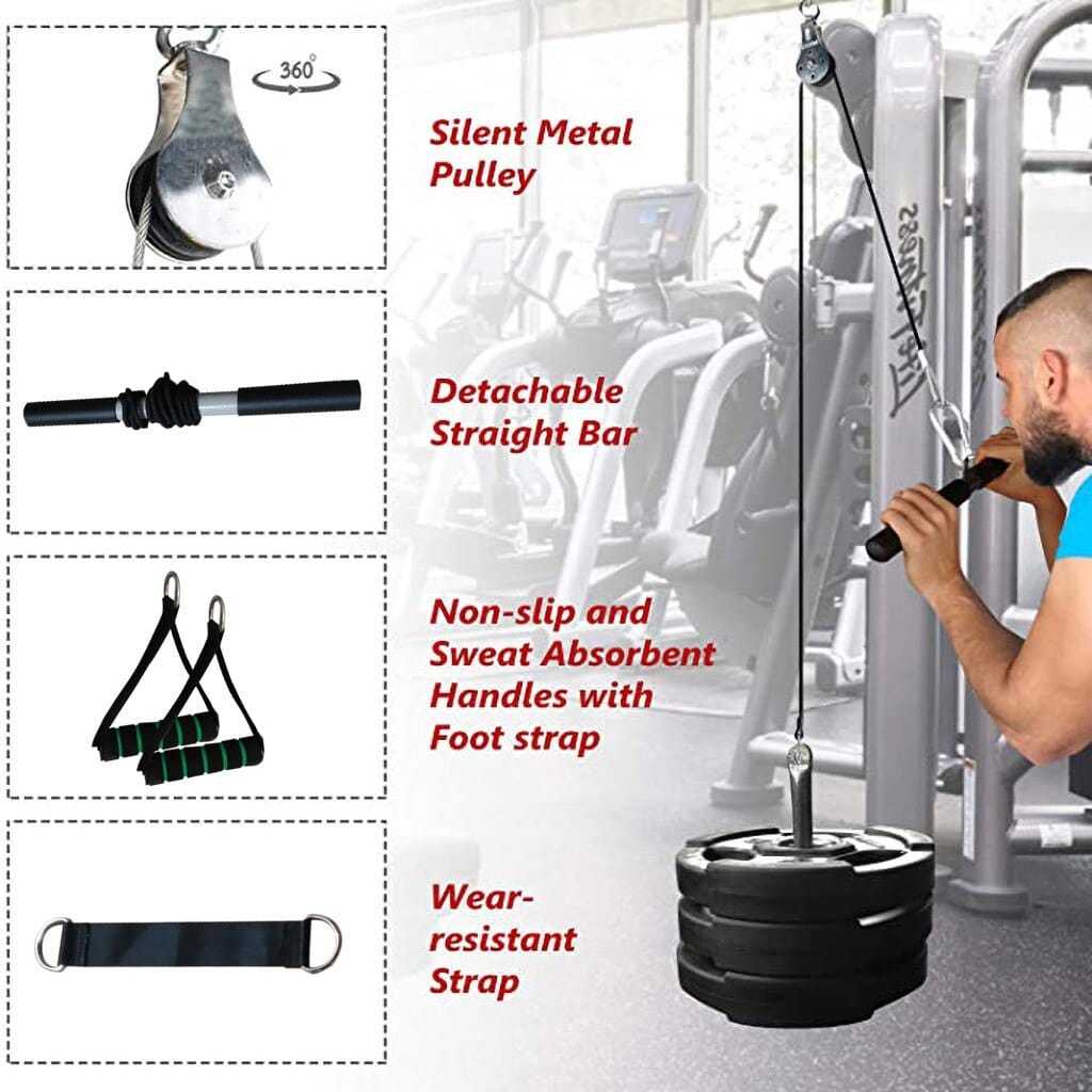 Fitness DIY Pulley Cable Equipment