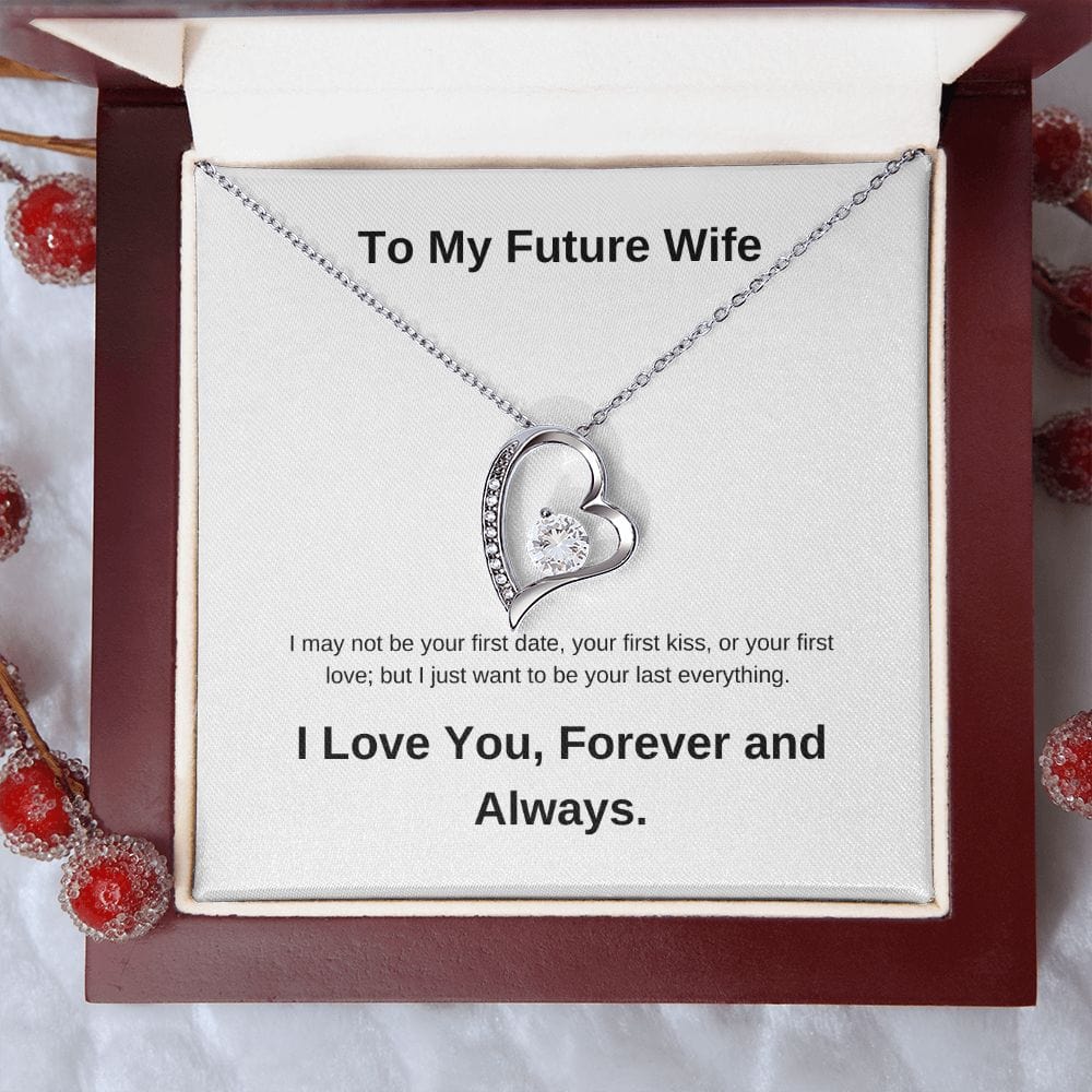 To My Future Wife... Forever and Always - Forever Love Necklace & Earring Set