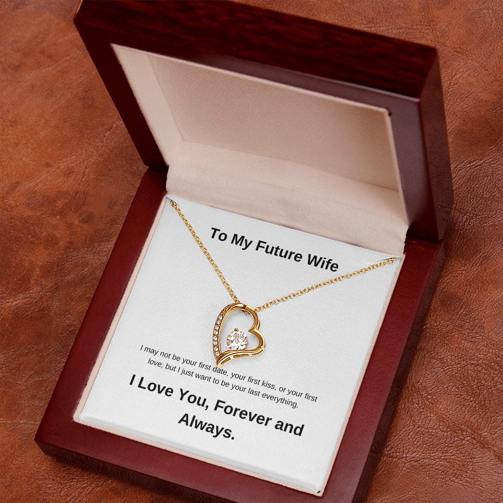 To My Future Wife... Forever and Always - Forever Love Necklace & Earring Set