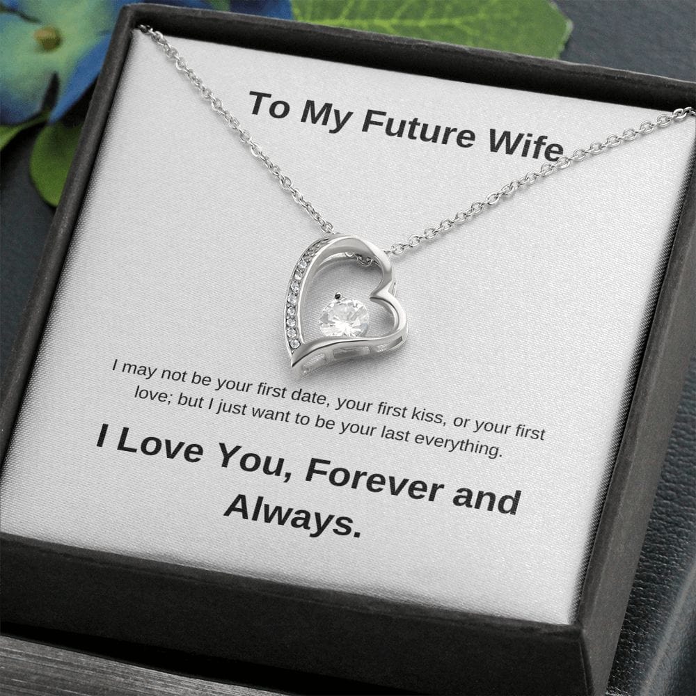 To My Future Wife... Forever and Always - Forever Love Necklace & Earring Set