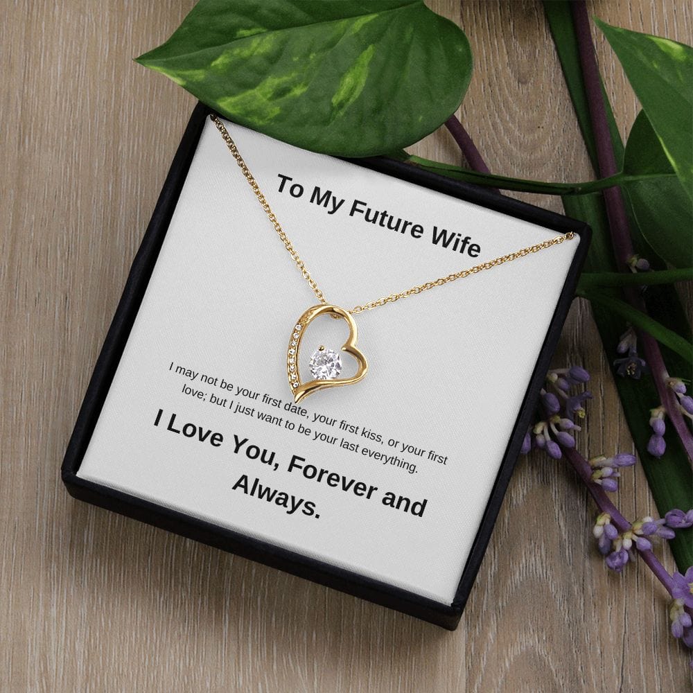 To My Future Wife... Forever and Always - Forever Love Necklace & Earring Set