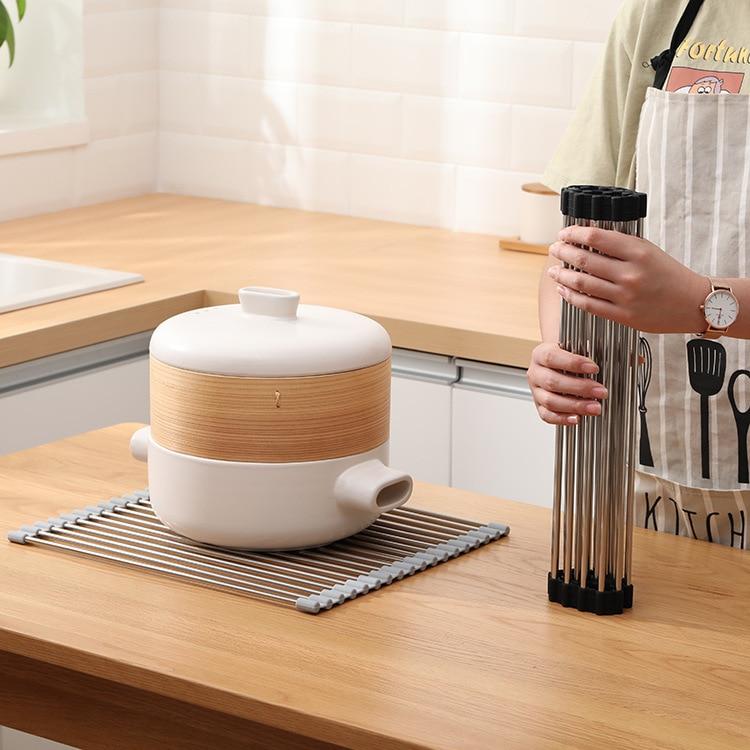 Roll Up Dish Drying Rack