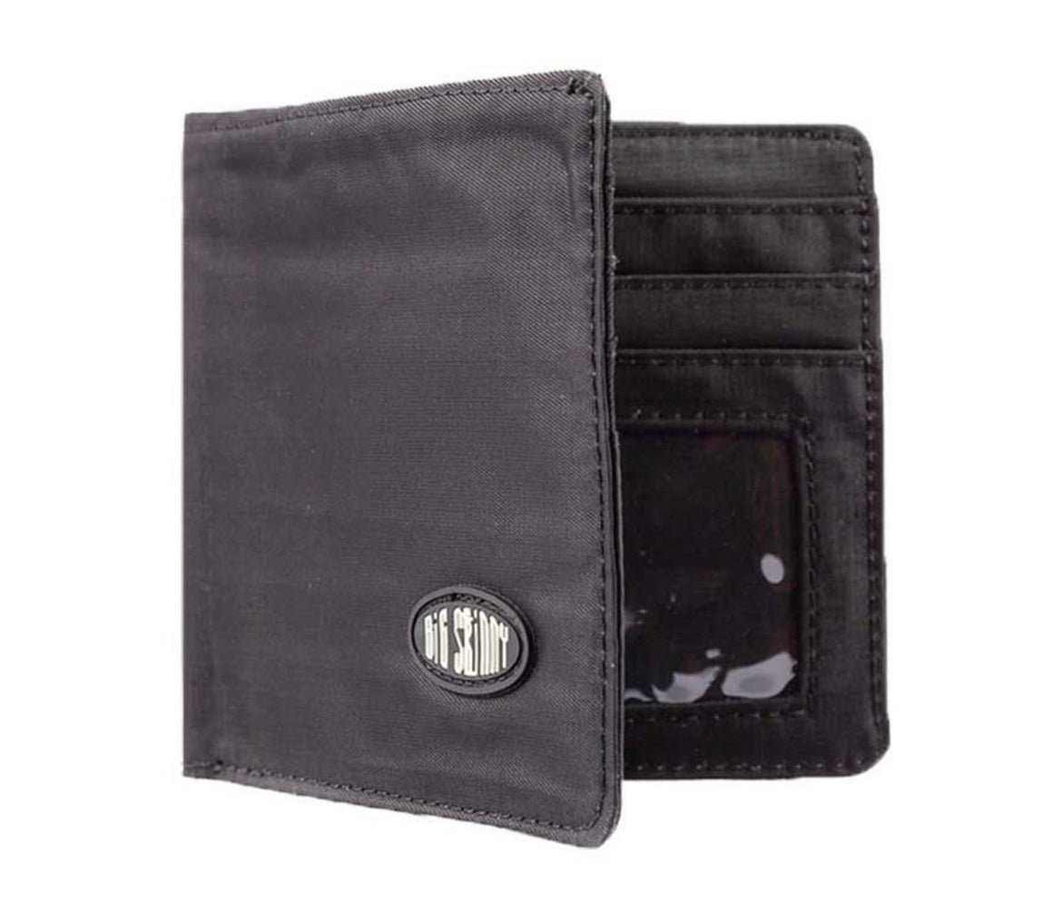 Big Skinny RFID Blocking Nylon World Wallet with Zipper