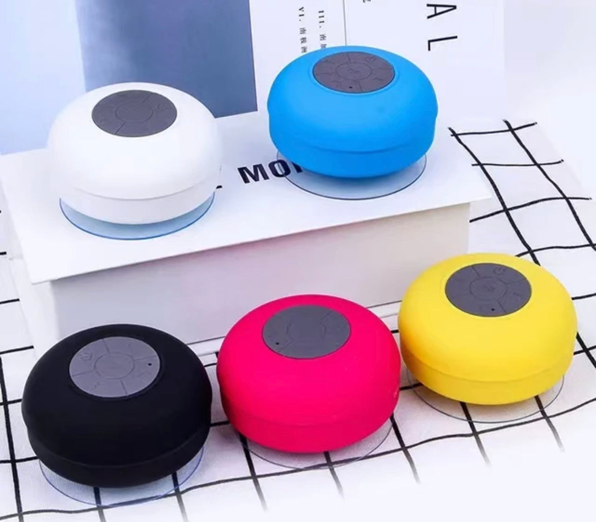 On Sale- Water Resistant Bluetooth Speaker with built-in microphone suction cup