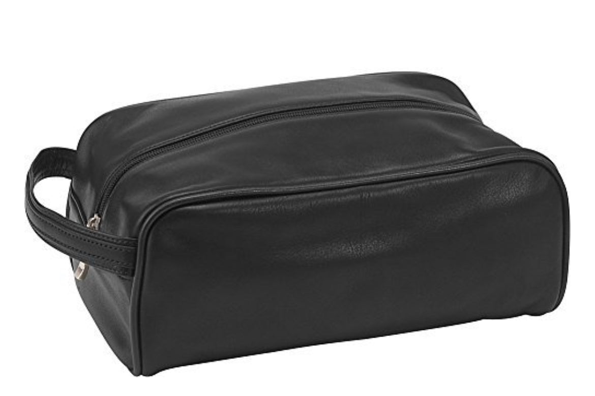 Osgoode Marley Leather Large Travel Toiletry Bag