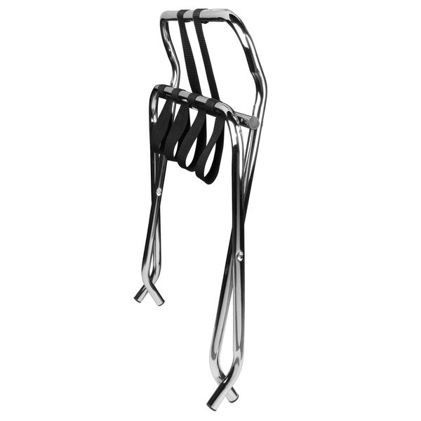 Chrome Folding Luggage Rack with Guard