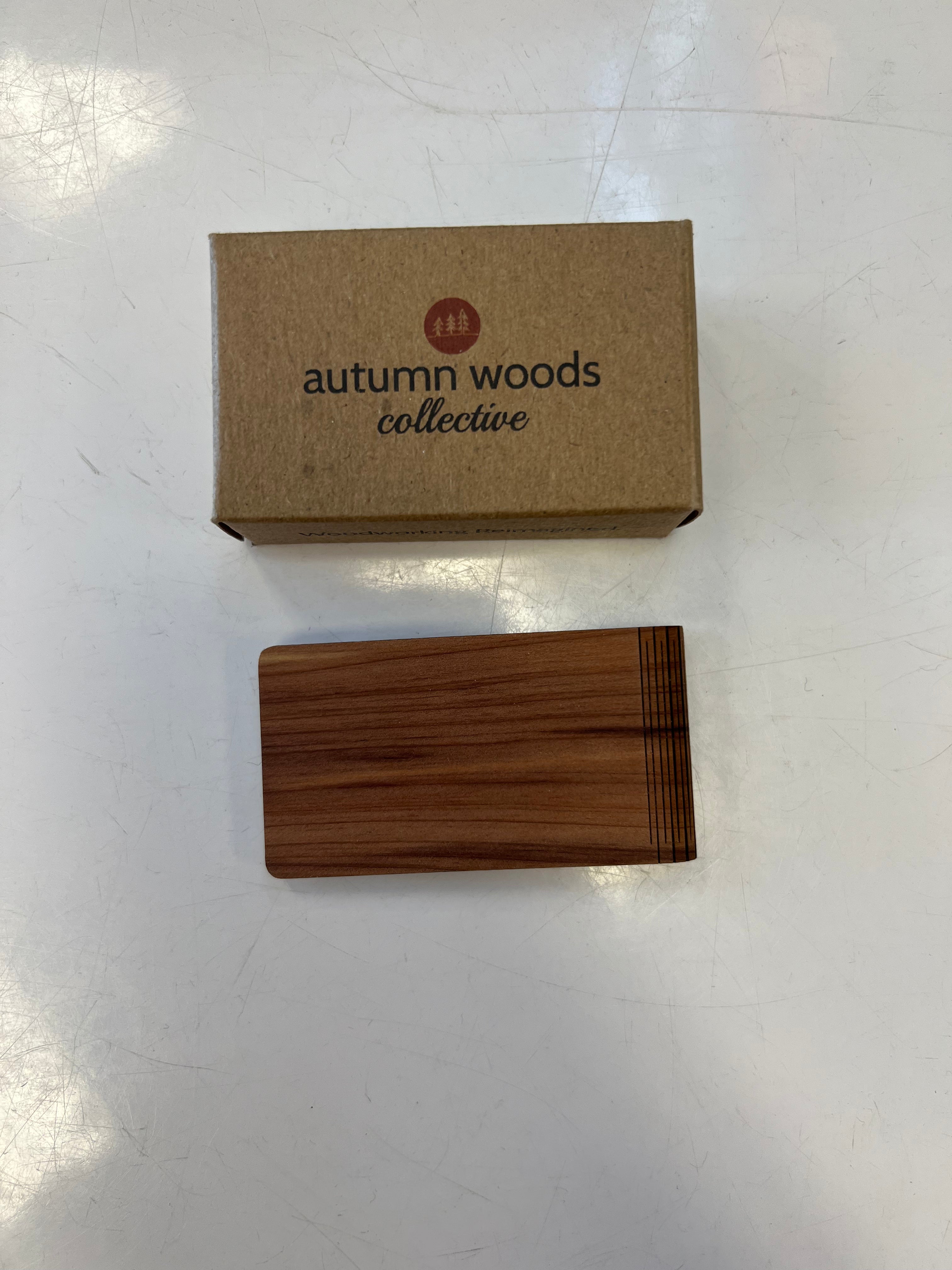 Autumn Woods Money Clip (Wood)