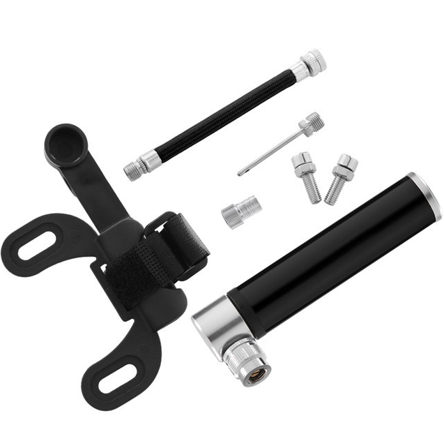 Mini Bicycle Pump Portable Light Aluminum Alloy Bike Pump Air Pump Mountain Cycling Tire Gas Needle Inflator