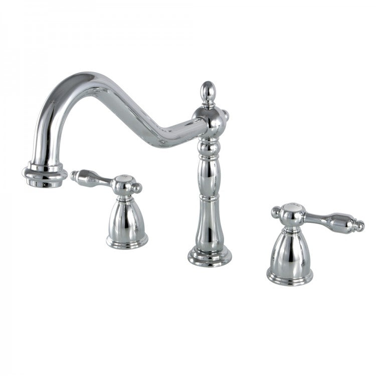 Kingston Brass 29096858 Kb1791talls Widespread Kitchen Faucet, Polished Chrome - Polished Chrome