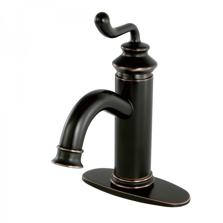 Kingston Brass 29097158 Fauceture Fs5416rl Single-handle Lavatory Faucet, Naples Bronze - Naples Bronze