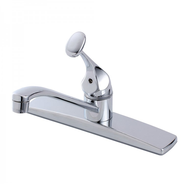 Kingston Brass 34493944 Fb0571 Single-handle Centerset Kitchen Faucet, Polished Chrome - Polished Chrome