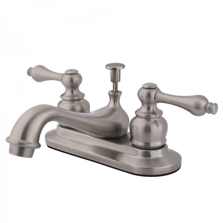 Kingston Brass KB608AL Kb608al 4-inch Centerset Lavatory Faucet, Satin Nickel - Satin Nickel