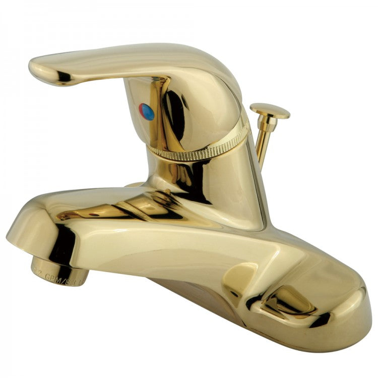 Kingston Brass KB542B Kb542b Single-handle 4-inch Centerset Lavatory Faucet, Polished Brass - Polished Brass