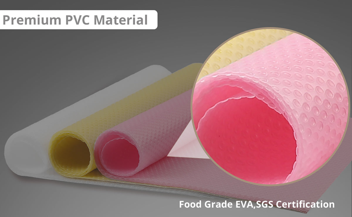 HOMGEN Popular 12Pcs Refrigerator Mats Fashion Refrigerator (3Colours,45x29cm)