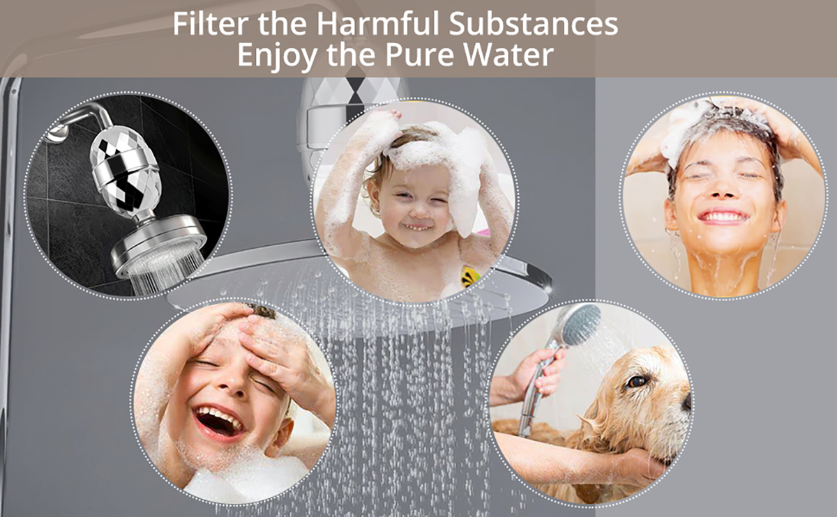 HOMGEN 18 Stage Universal Shower Filter