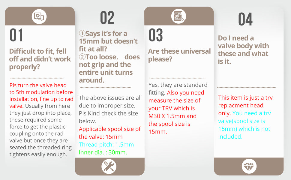 HOMGEN Popular 3Pcs TRV Thermostatic Heads Radiator