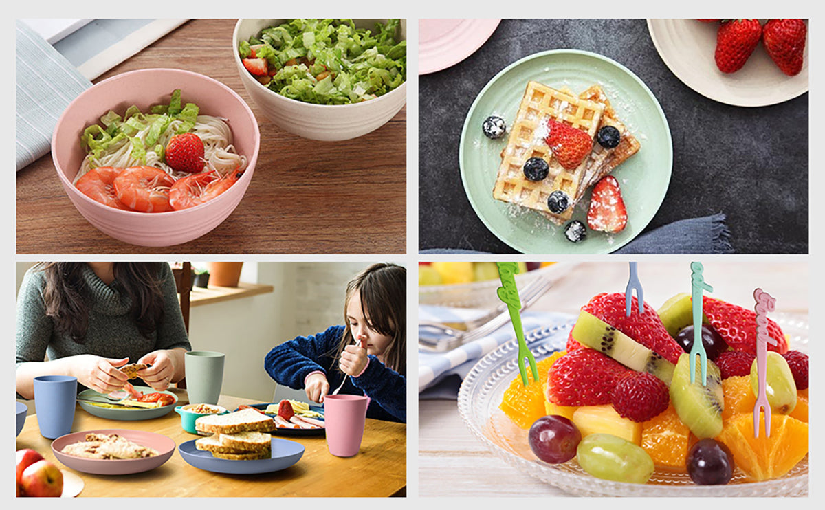 HOMGEN 54pcs Camping Dinnerware Kits for 4 – Homgen