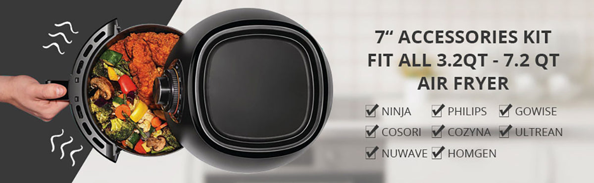 HOMGEN Popular 17Pcs Air Fryer Accessories Set