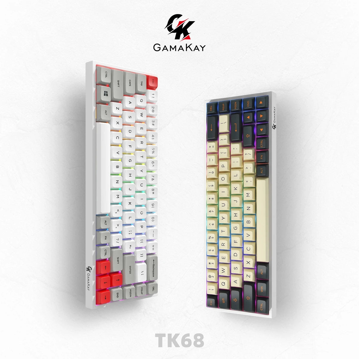 Discover the ultimate gaming experience with the Gamakay TK68, a compact 65% mechanical keyboard that offers performance, style, and convenience in one sleek package. Whether you're a gamer, a typist, or simply someone who appreciates a high-quality typing experience, the TK68 has the features you need to level up your productivity and gameplay.