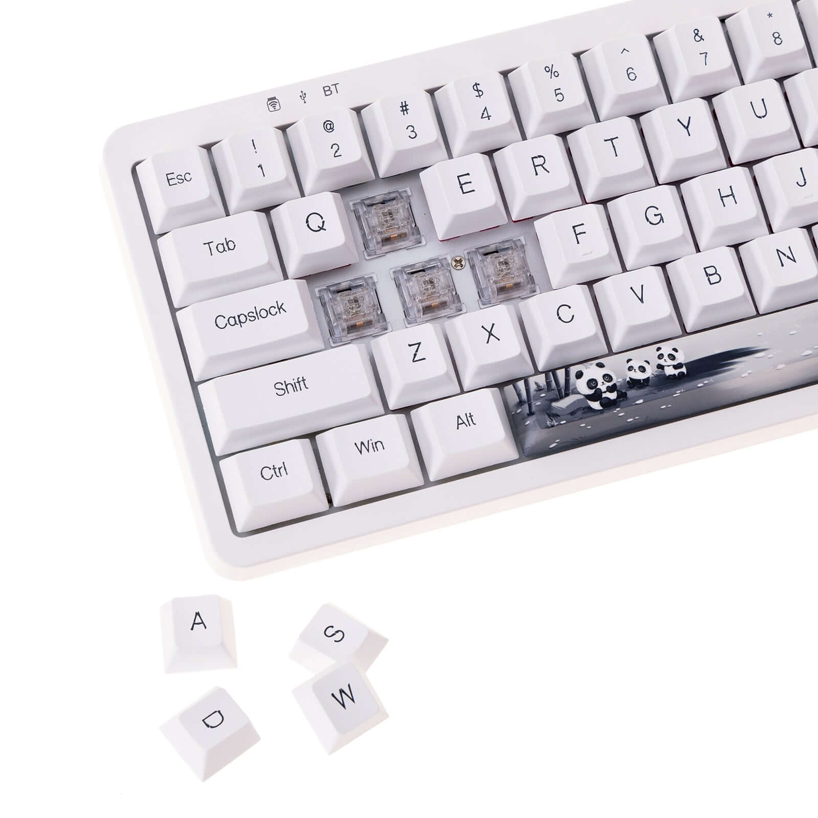 GamaKay 143 Keys Panda Keycaps Set