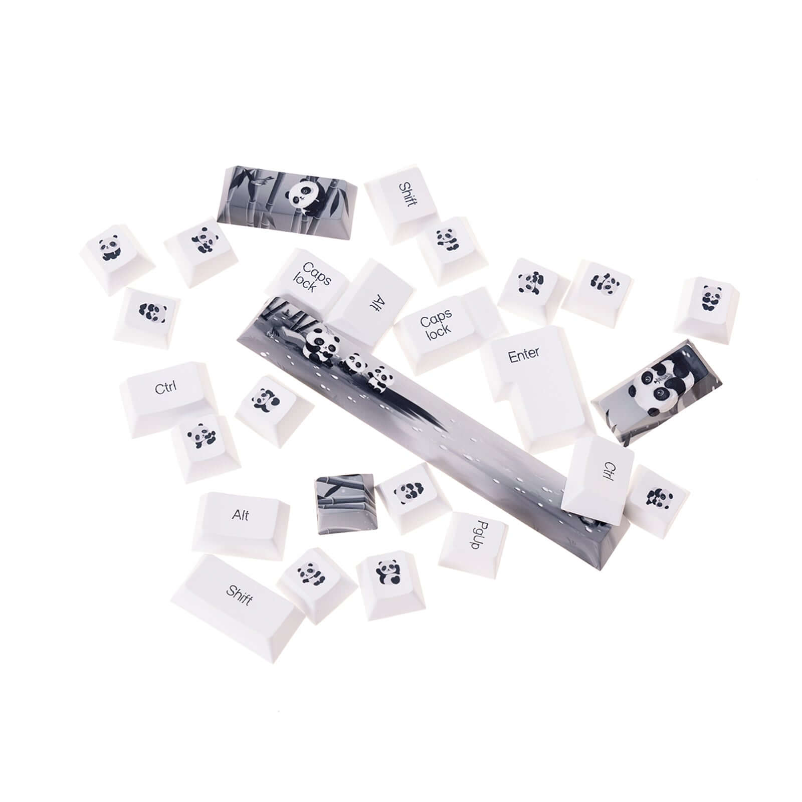 GamaKay 143 Keys Panda Keycaps Set