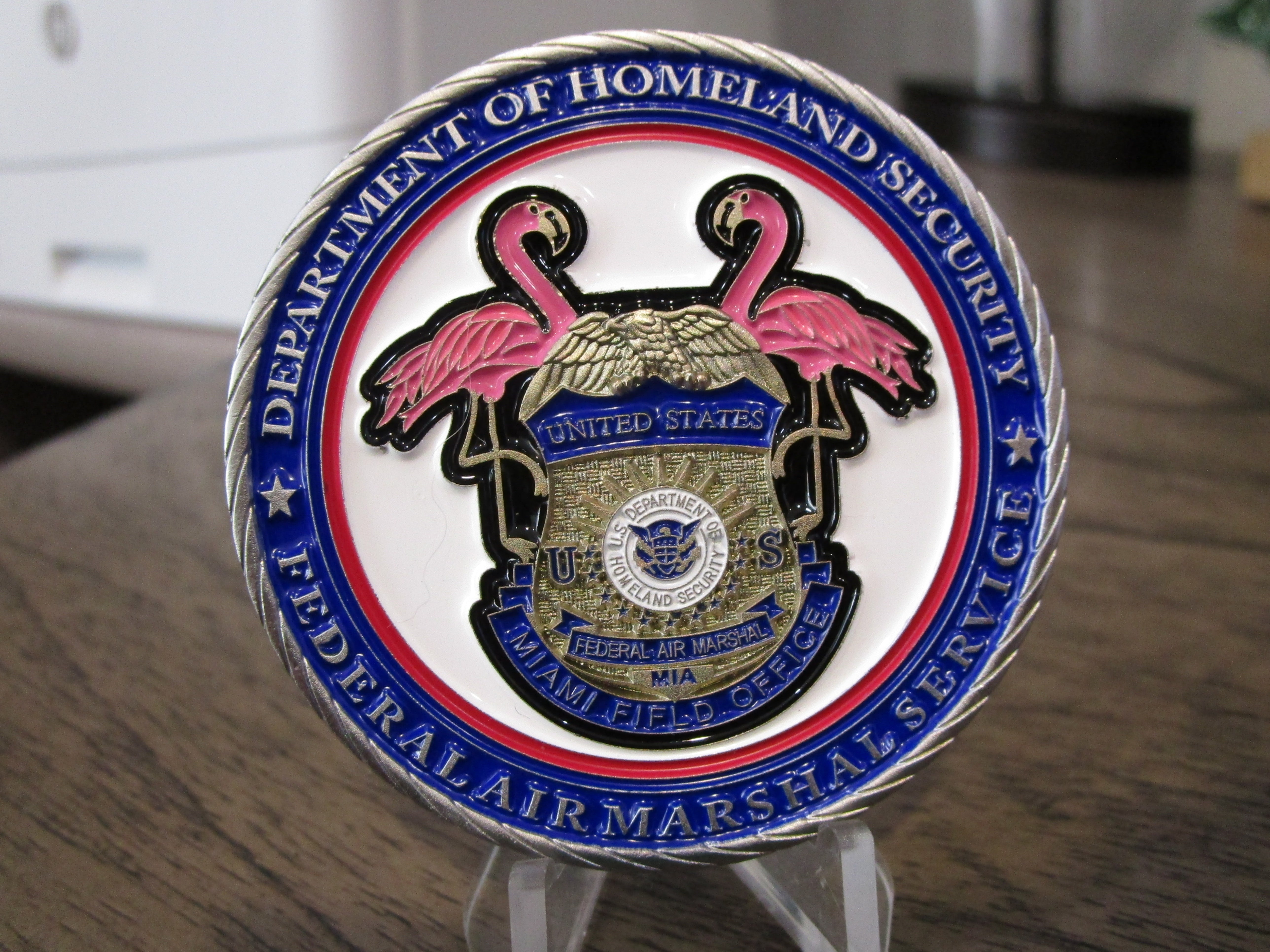 FAMS Federal Air Marshal FAM Miami Field Office Challenge Coin