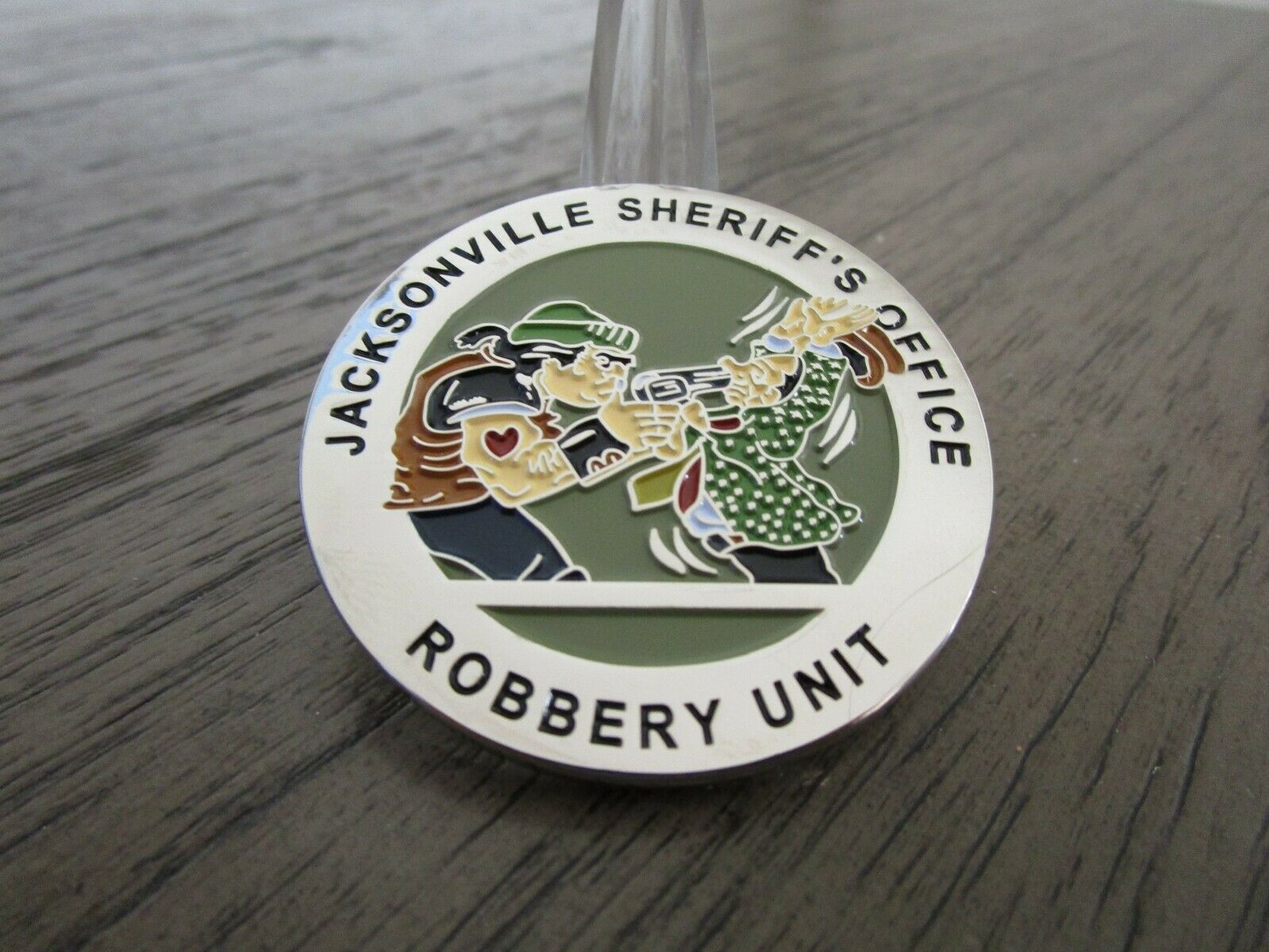 Jacksonville FLA Sheriffs Office Robbery Unit Sheriff Police Challenge Coin