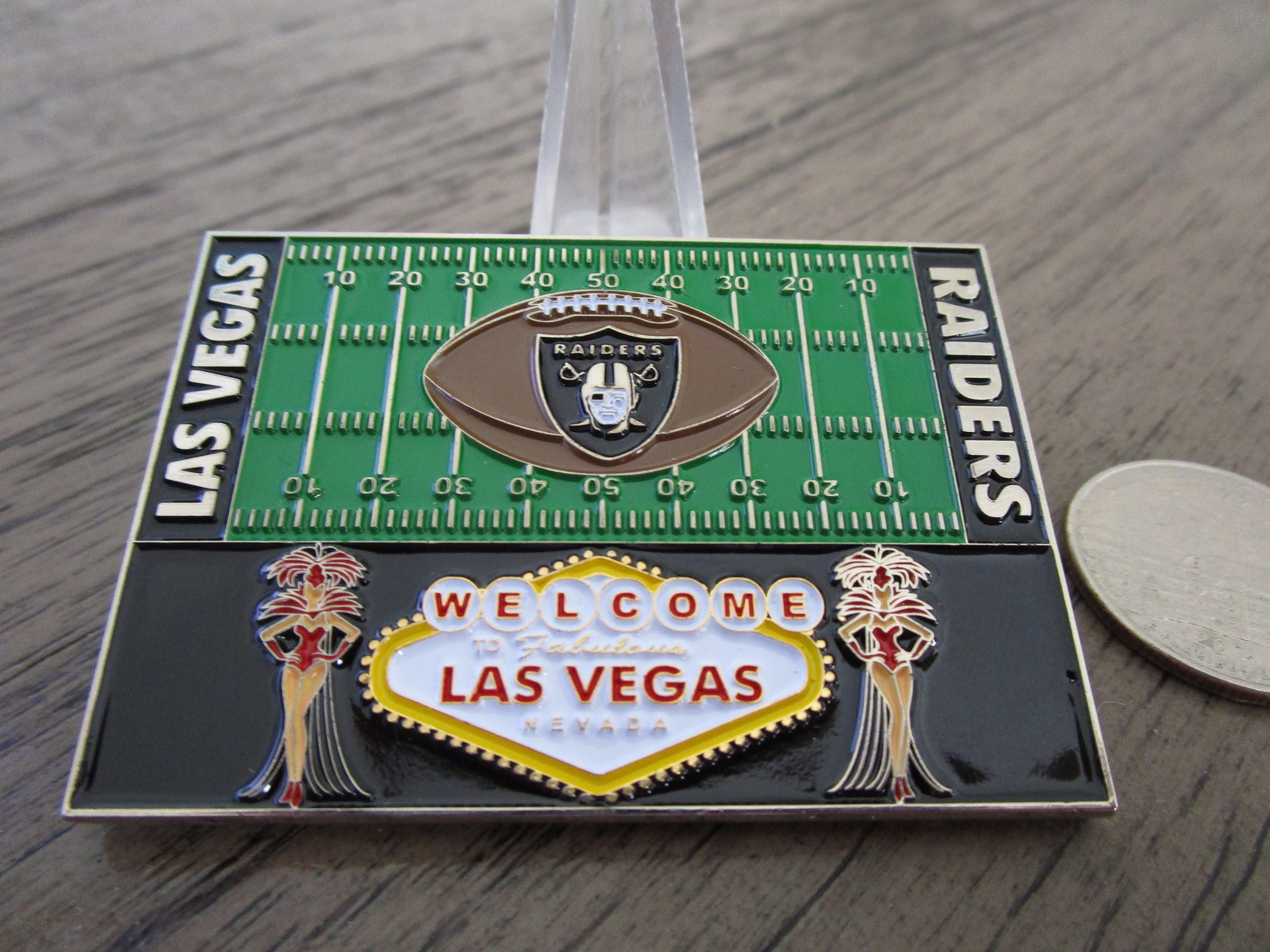 Welcome to Fabulous Las Vegas Raiders Football Allegiant Stadium Challenge Coin