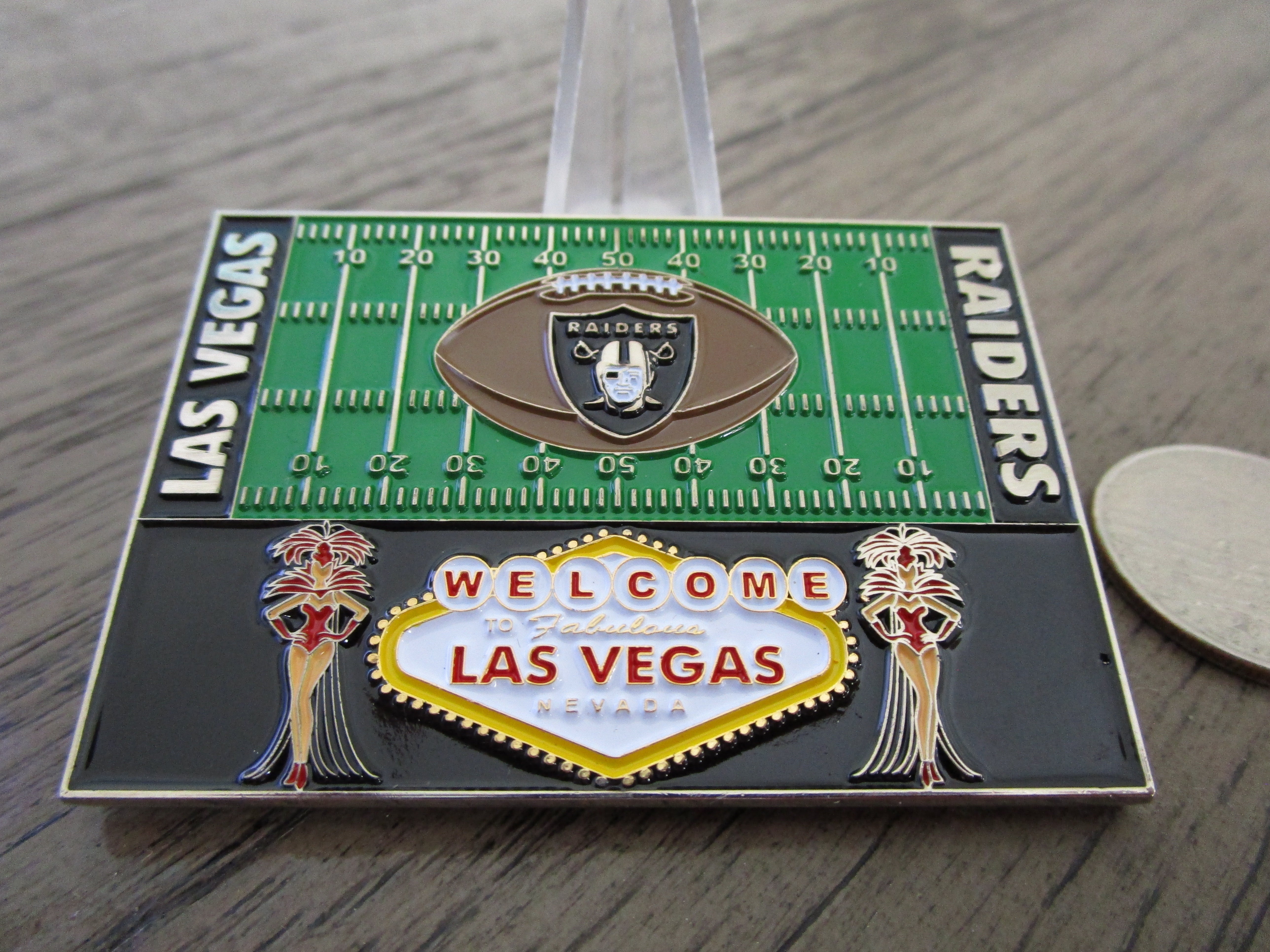 Welcome to Fabulous Las Vegas Raiders Football Allegiant Stadium Challenge Coin