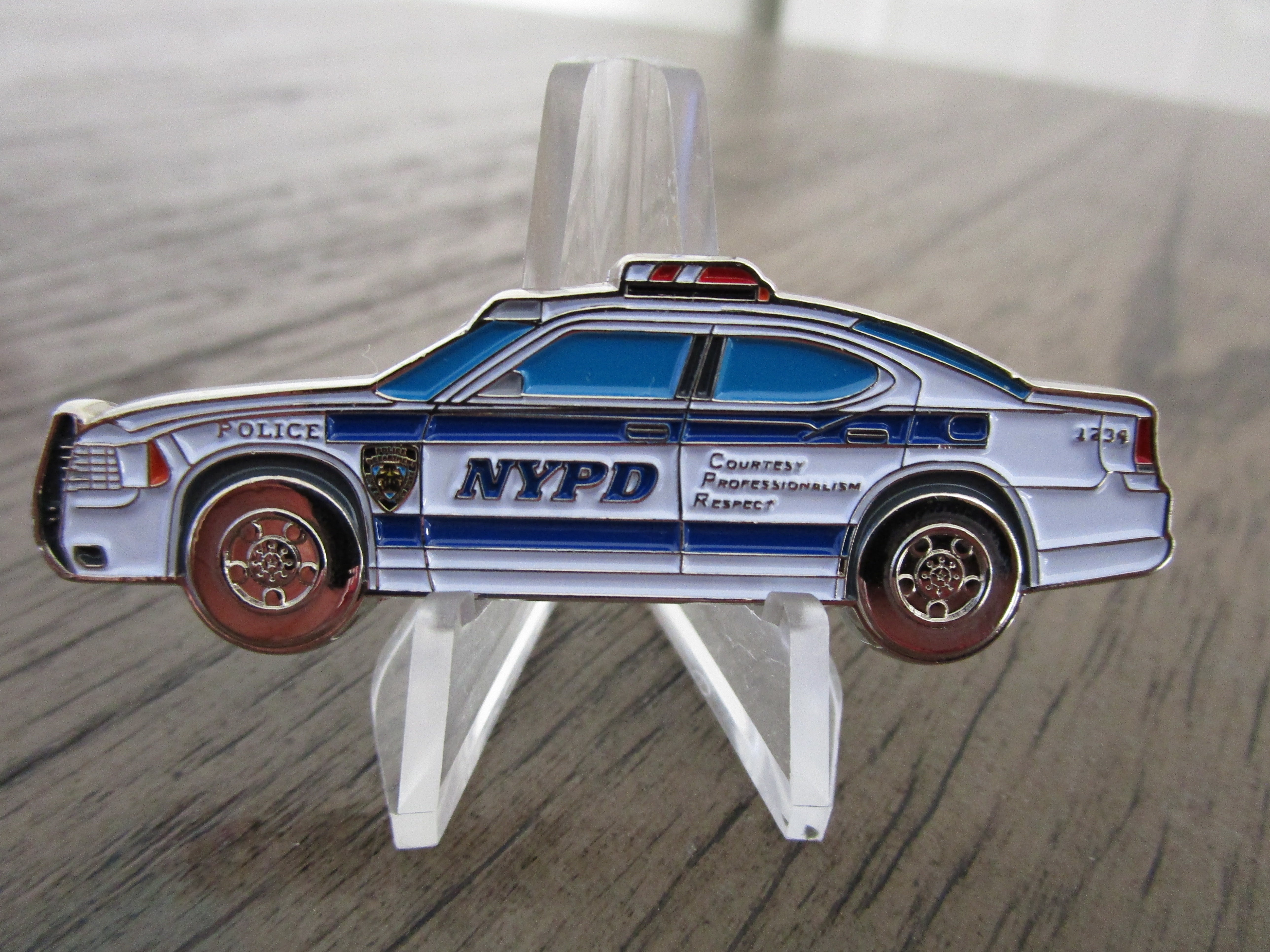 New York Police Dept NYPD Bad Boys Whatcha Goin To Do Patrol Car Challenge Coin