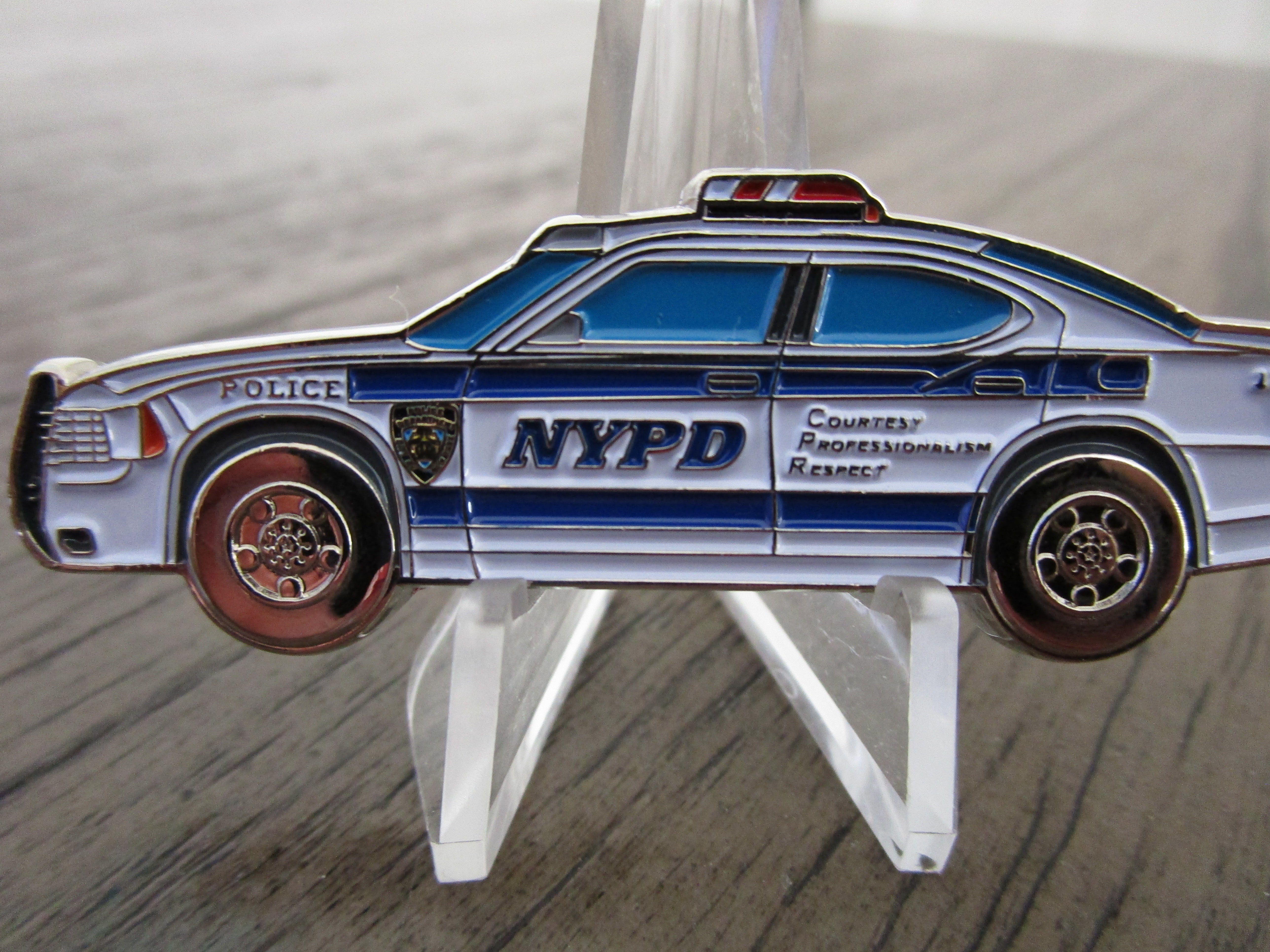 New York Police Dept NYPD Bad Boys Whatcha Goin To Do Patrol Car Challenge Coin