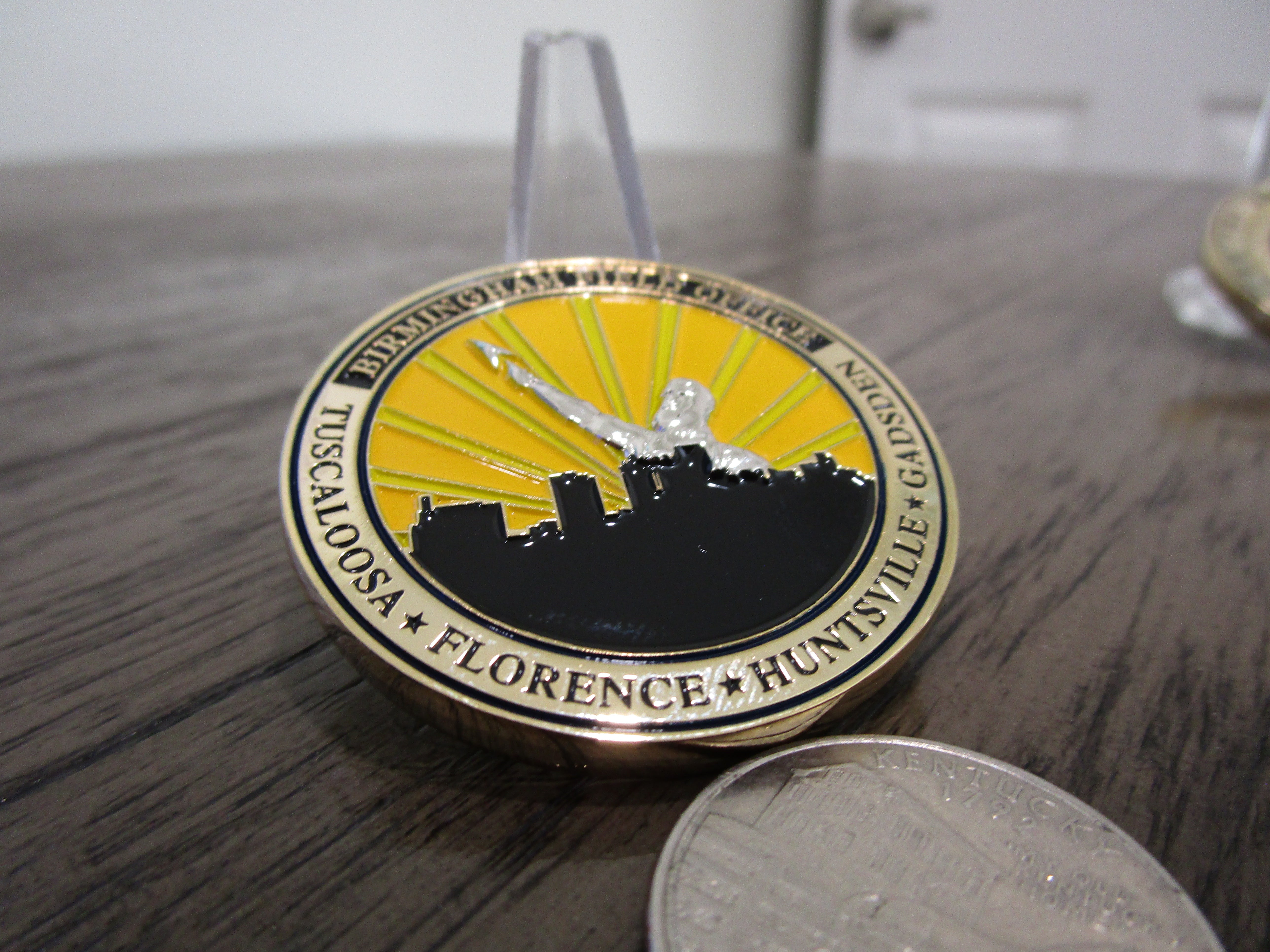 DOJ FBI Federal Bureau of Investigation Birmingham Alabama Field Office Challenge Coin