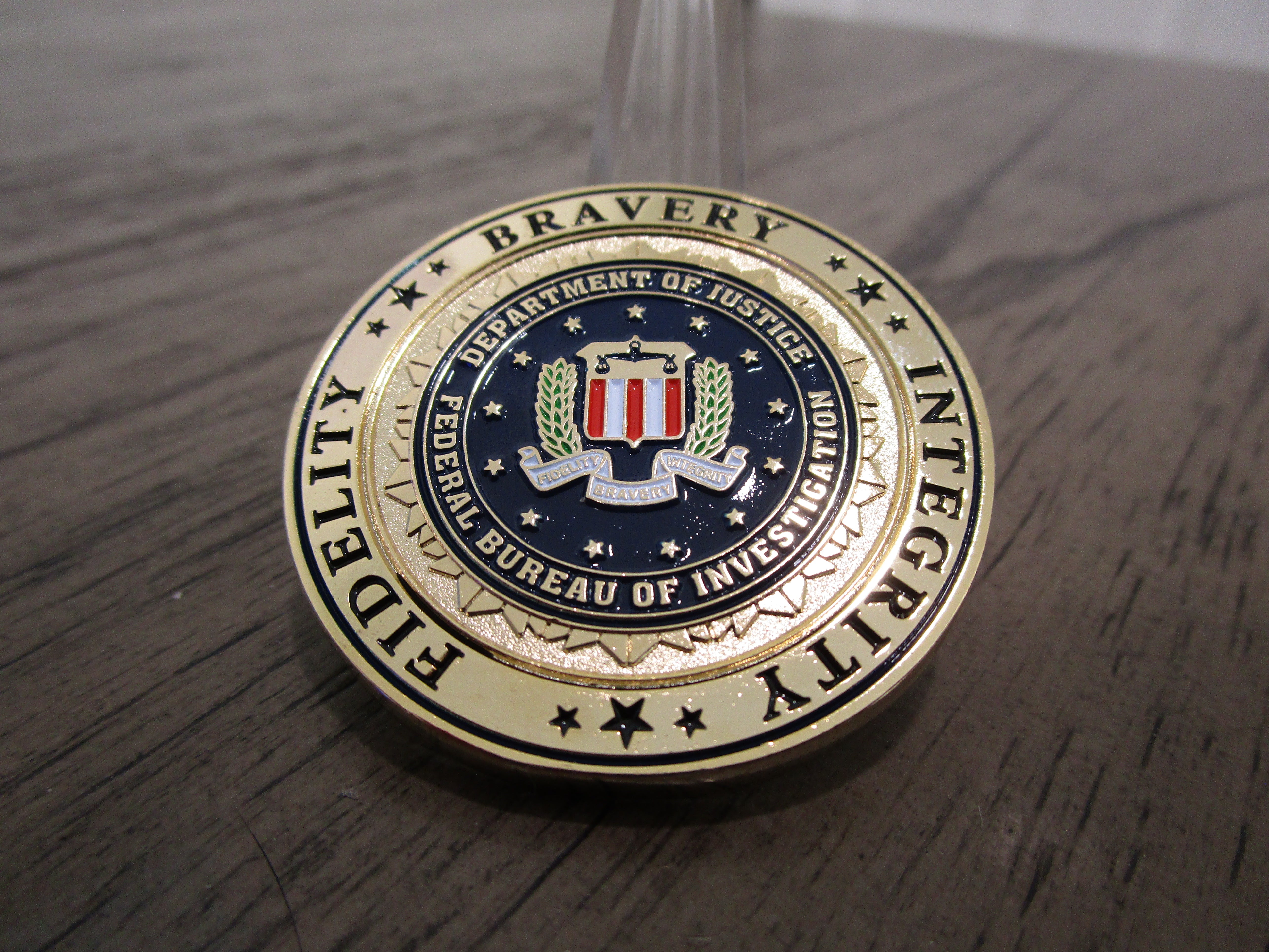DOJ FBI Federal Bureau of Investigation Birmingham Alabama Field Office Challenge Coin
