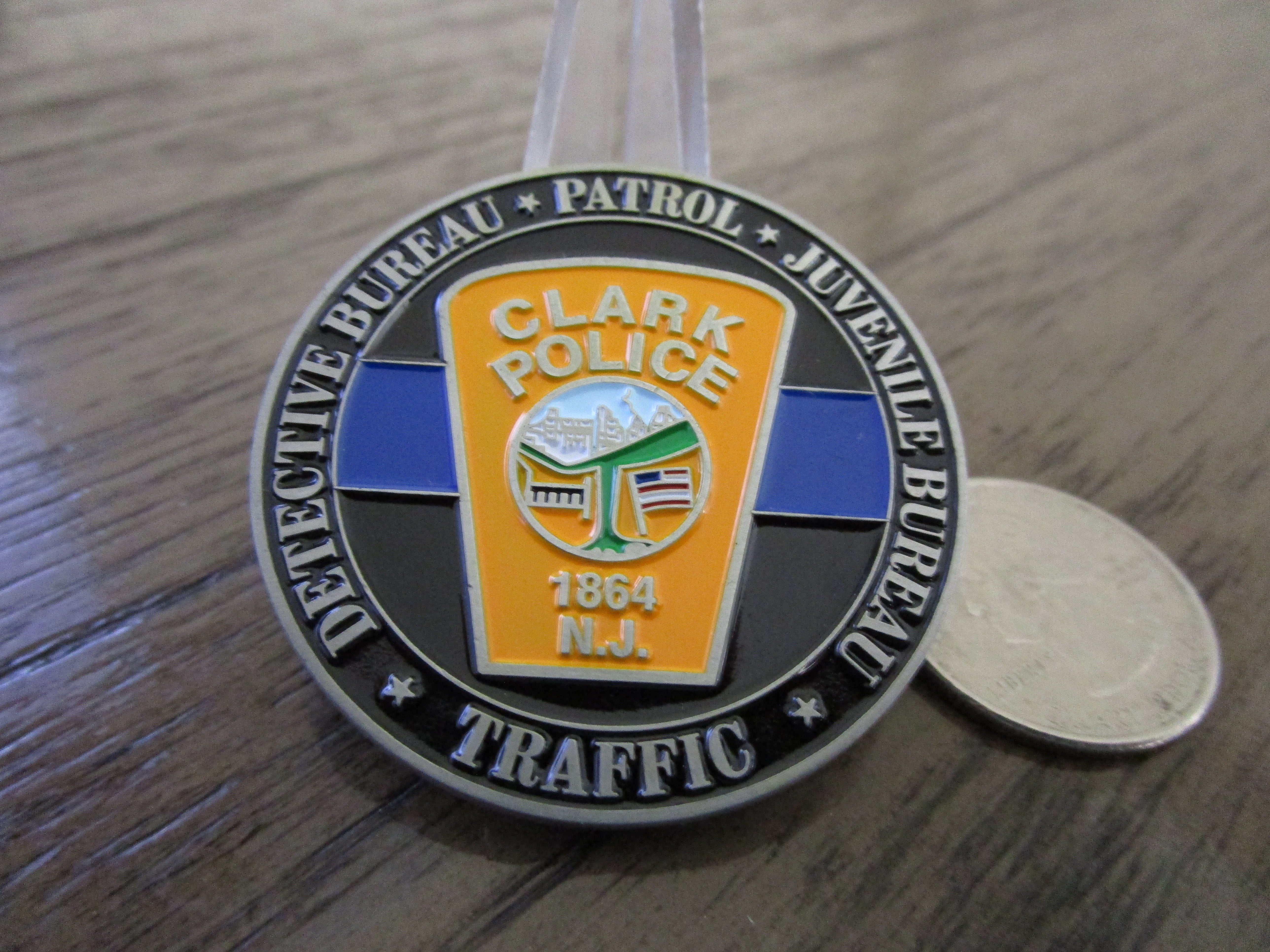 Township of Clark Police Department New Jersey CPD Challenge Coin