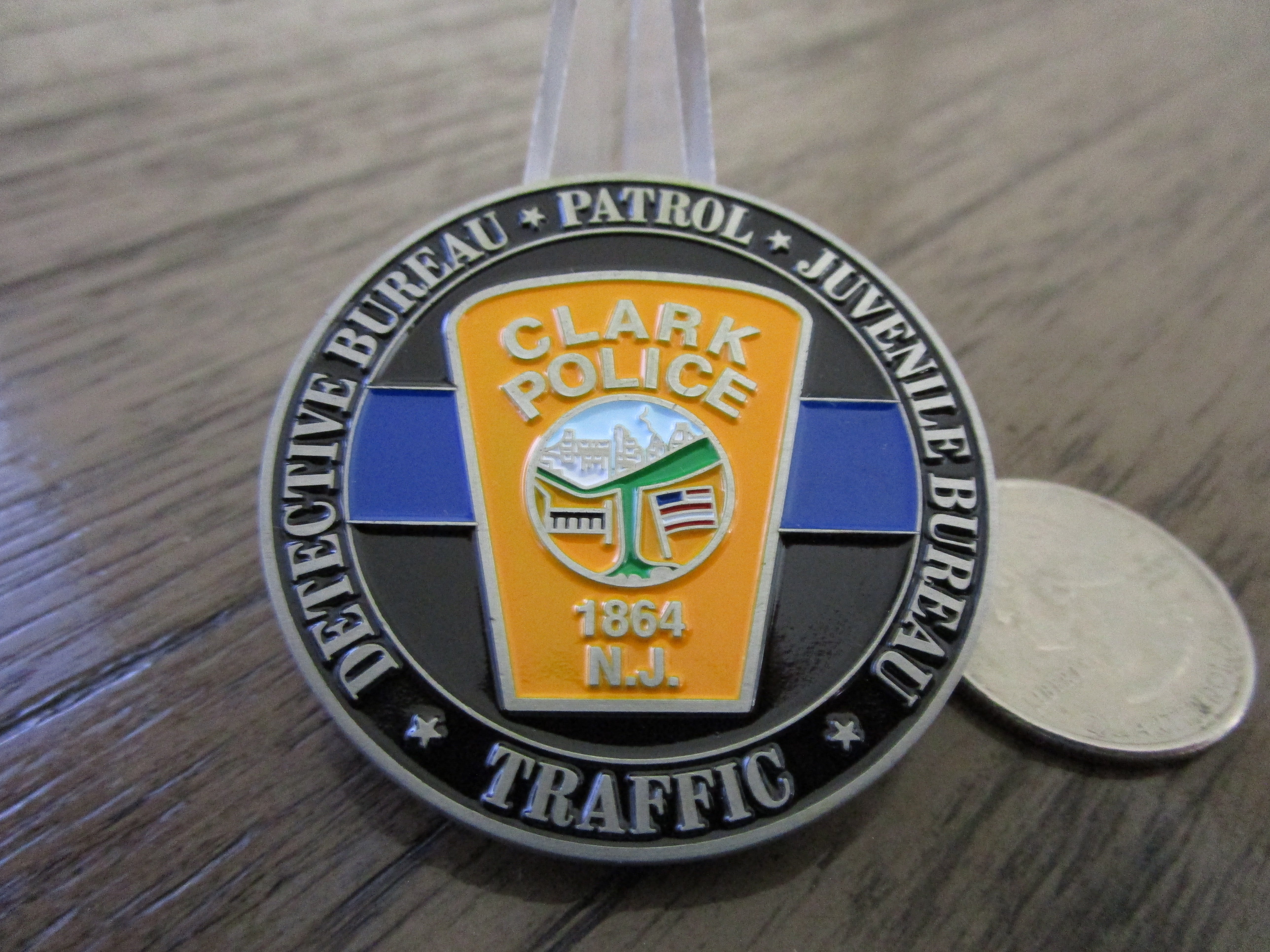 Township of Clark Police Department New Jersey CPD Challenge Coin