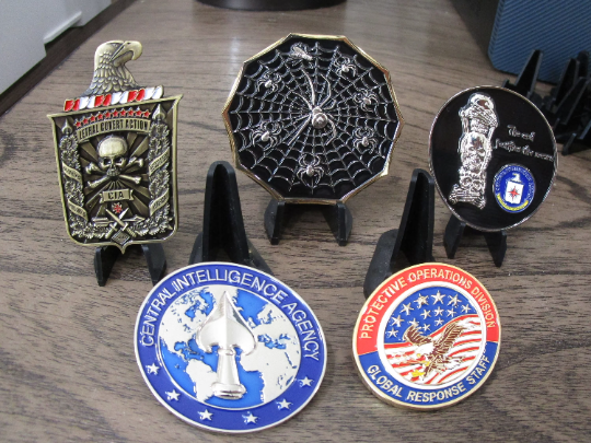 Lot of 16 CIA Challenge Coins SAD SOG Seal Team VI Spy vs Spy NOC