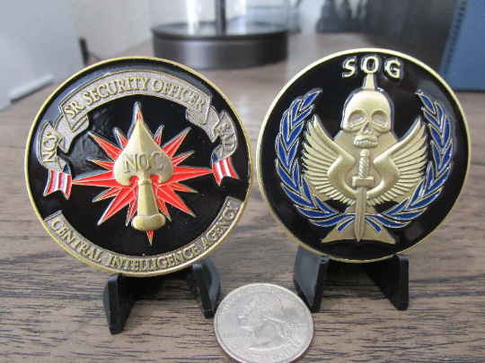 Lot of 16 CIA Challenge Coins SAD SOG Seal Team VI Spy vs Spy NOC