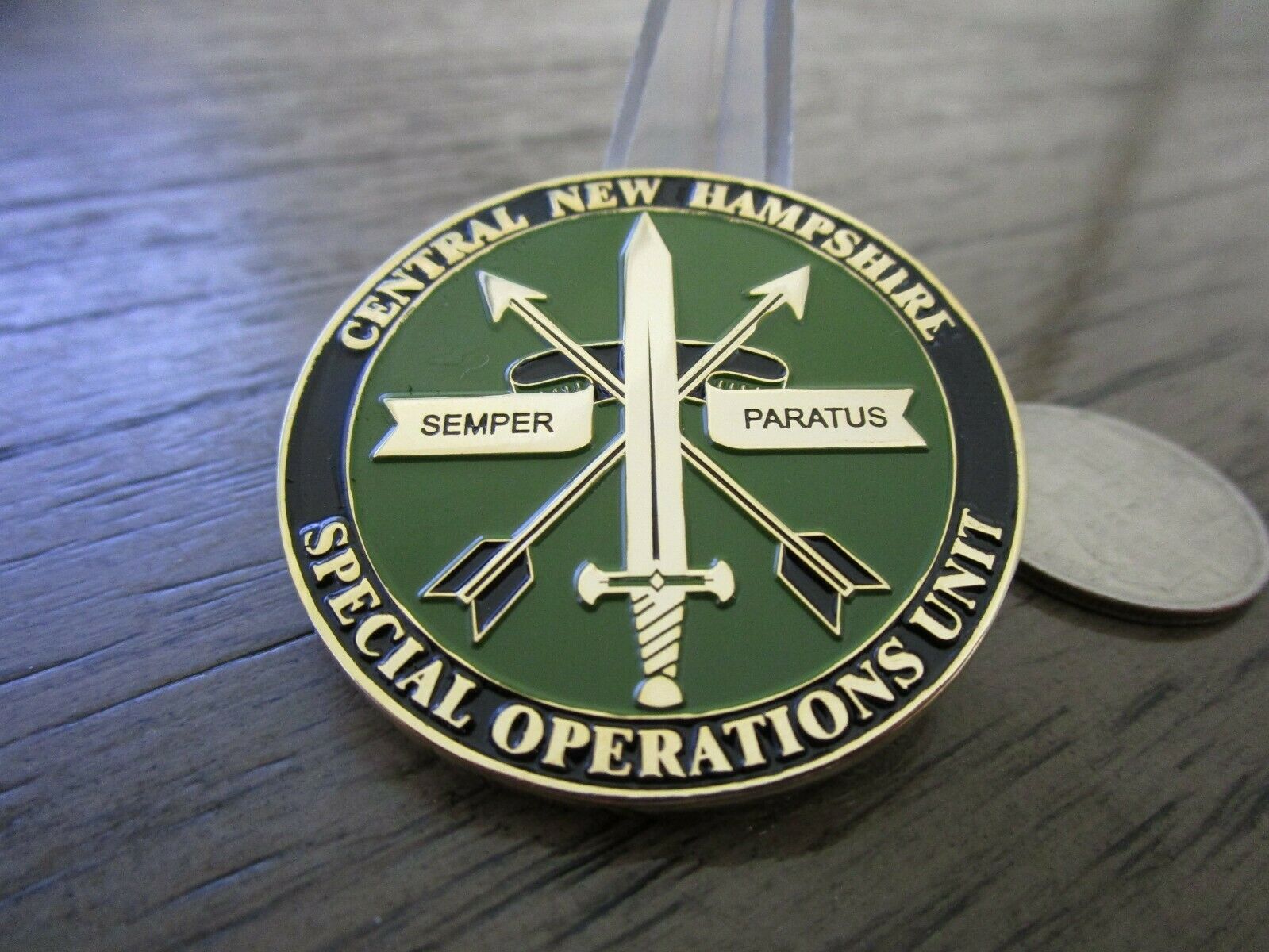 Central New Hampshire Police Special Operations Unit Punisher Challenge Coin