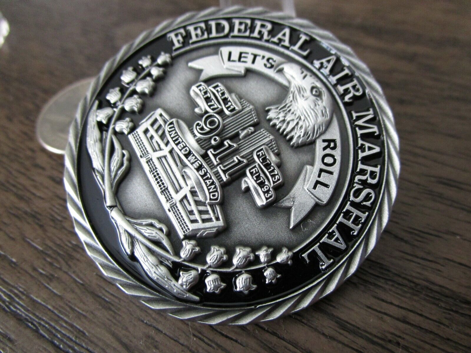 Federal Air Marshal Service FAM FAMS 9/11 20 Years Remembrance Challenge Coin